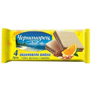 COCOA WAFERS CHERNOMORETS 105GR "POBEDA" 30PCS IN BOX, PRICE PER PCS.