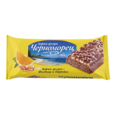 COCOA WAFER CHERNOMORETS, ORANGE 80GR "POBEDA" PRICE PER PCS.