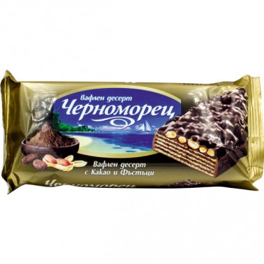 COCOA WAFER CHERNOMORETS 80GR "POBEDA" PRICE PER PCS.