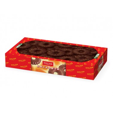BISCUITS COCOA 300GR "PRESTIGE" 18PCS IN BOX,PRICE PER PCS.