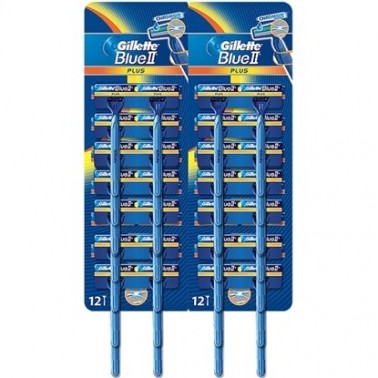 GILLETTE BLUE 2 PLUS CARDBOARD "PROCTER & GAMBLE" PRICE PER PCS.