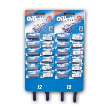SHAVER GILLETTE CARDBOARD "PROCTER & GAMBLE" 12PCS IN PACK, PRICE PER PCS.