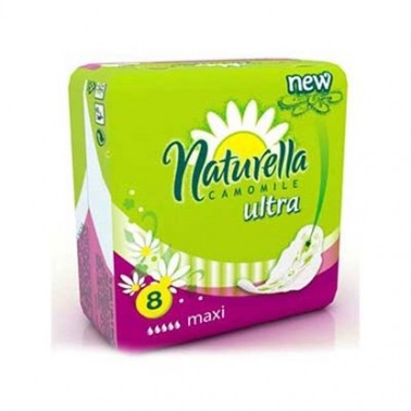 SANITARY TOWELS NATURELLA MAXI "PROCTER & GAMBLE" 8PCS IN PACK, 24PCS IN BOX, PRICE PER PACK