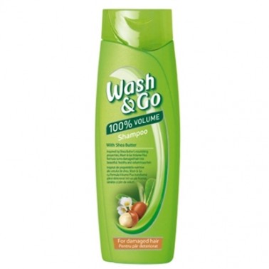 SHAMPOO WASH&GO SHEA BUTTER 400ML "PROCTER & GAMBLE" PRICE PER PCS.