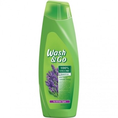 SHAMPOO WASH&GO LAVENDER 400ML "PROCTER & GAMBLE" PRICE PER PCS.