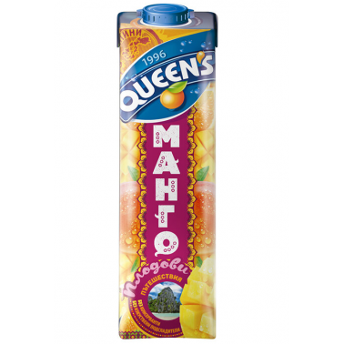 JUICE MANGO 1L "QUEENS" 6PCS IN BOX, PRICE PER PCS.