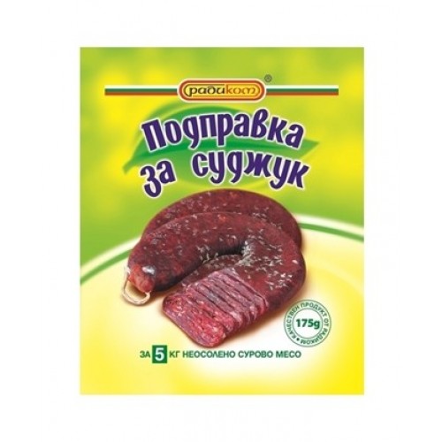 SPICES FOR SUDZHUK 175GR "RADIKOM" PRICE PER PCS.