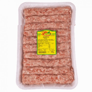 MEATSTICKS 70GR "RODOPI MESKOM" 10PCS IN PLATE, 10 PLATES IN BOX, PRICE PER PLATE
