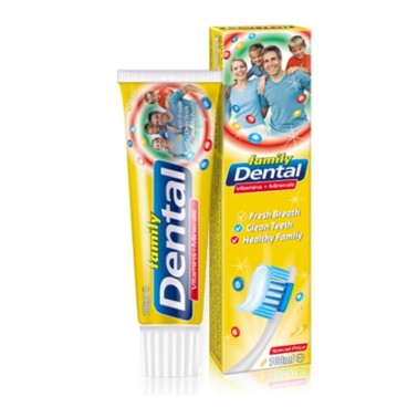 TOOTHPASTE 100ML DENTAL FAMILY VITAMINS "RUBELLA BEAUTY" PRICE PER PCS.