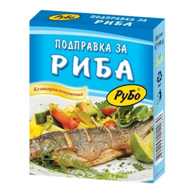 SPICES FOR FISH 50GR "RUBO" PRICE PER PCS.
