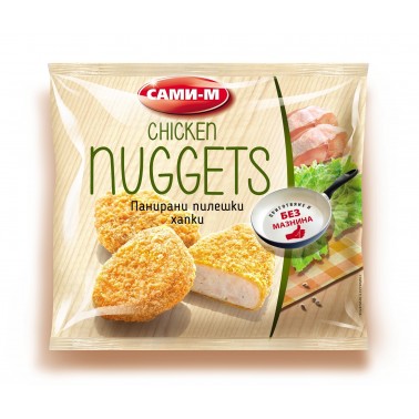CHICKEN NUGGETS 400GR "SAMI-M" 15PCS IN BOX, PRICE PER PCS.