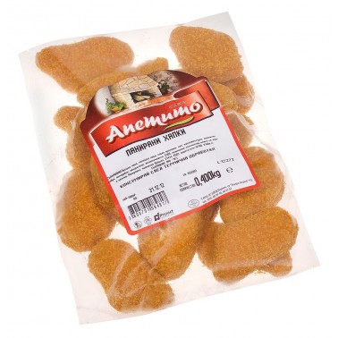 CHICKEN NUGGETS "APETITO" 400GR "SAMI-M" 15PCS IN BOX, PRICE PER PCS.