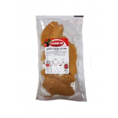 BREADED CHICKEN BON FILLET 500GR "SAMI-M" 10PCS IN BOX, PRICE PER PCS.