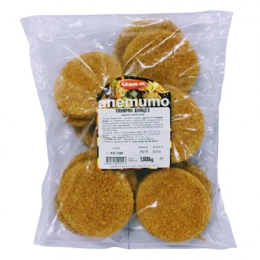 BREADED CHICKEN SCHNITZEL 1KG APETITO "SAMI-M" 12PCS IN BOX, PRICE PER PACK