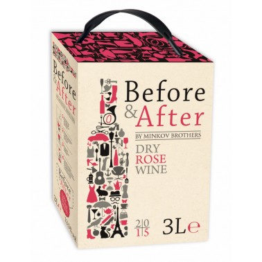 WINE ROSÉ BEFOR AND AFTER 3L 14% "SAVOY CLUB" 3PCS IN PACK, PRICE PER PCS.