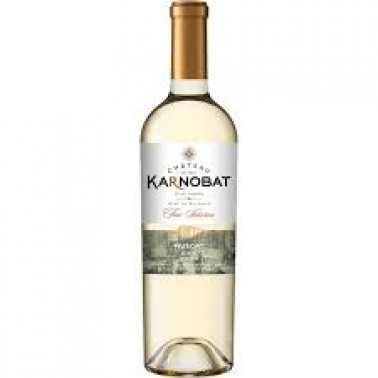 WINE WHITE MUSCAT KARNOBAT 0.75L "SAVOY CLUB" 6PCS IN PACK, PRICE PER PCS.