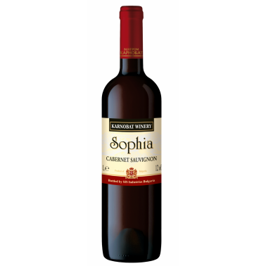 WINE RED SOPHIA CABERNET KARNOBAT 1.5L 12% "SAVOY CLUB" 6PCS IN PACK, PRICE PER PCS.