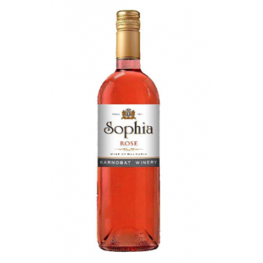 WINE ROSE SOPHIA KARNOBAT 0.75L 12% "SAVOY CLUB" 6PCS IN PACK, PRICE PER PCS.
