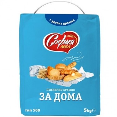 WHEAT FLOUR FOR HOME 5KG "SOFIYA-MEL" PRICE PER PCS.