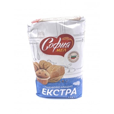WHEAT FLOUR, EXTRA 1KG "SOFIYA-MEL" 10PCS IN PACK, PRICE PER PCS.