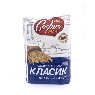 WHEAT FLOUR, CLASSIC 2KG "SOFIYA-MEL" 6PCS IN PACK, PRICE PER PCS.