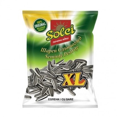 STRIPED SUNFLOWER SEEDS 100GR "SOLEI" 10PCS IN PACK, PRICE PER PCS.