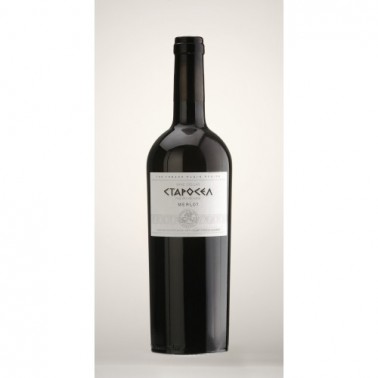 WINE RED MERLOT 0.75L 13% "STAROSEL" 6PCS IN PACK, PRICE PER PCS.