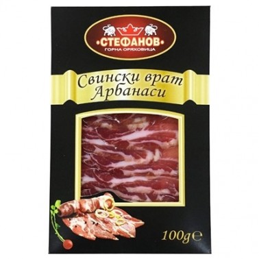 PORK NECK ARBANASI 100GR "STEFANOV" PRICE PER PCS.