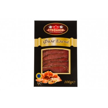 FILET ELENA, PASTRAMI 100GR SLICED "STEFANOV" PRICE PER PCS.