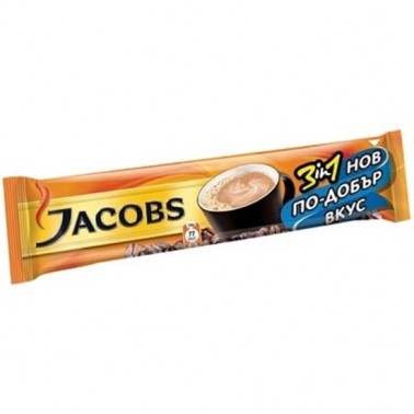 COFFEE JACOBS 3IN1 "SVOGE" 24PCS IN PACK, 6PACKS IN BOX, PRICE PER BOX