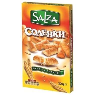 SALTY CRACKERS SALZA 200GR "SWEETPLUS" 12PCS IN BOX, PRICE PER PCS.