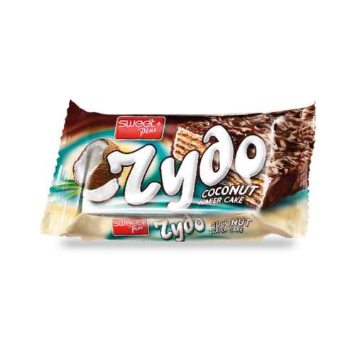 COCOA WAFER CHUDO, COCONUT 170GR "SWEETPLUS" 12PCS IN BOX, PRICE PER BOX.
