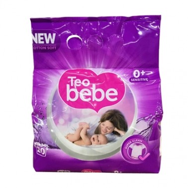 TEO BEBE DETERGENT FABRIC WASH 1.5KG COTTON PURPLE "TEO" PRICE PER PCS.