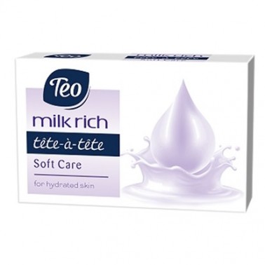 SOAP 100GR SOFT CARE PURPLE "TEO" PRICE PER PCS.