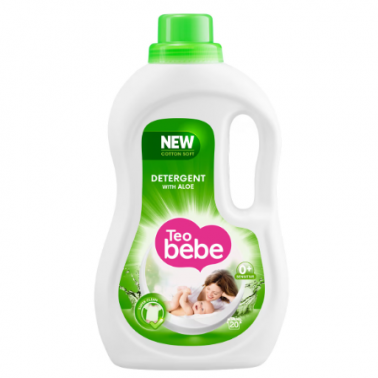 TEO BEBE DETERGENT FABRIC WASH 1.08L COTTON ALOE "TEO" PRICE PER PCS.