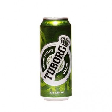 TUBORG 0.5L 4.6% CAN, 12PCS IN PACK, PRICE PER PCS.