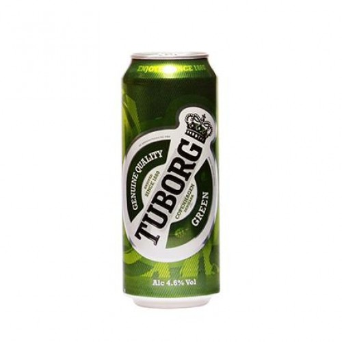 TUBORG 0.5L 4.6% CAN, 12PCS IN PACK, PRICE PER PCS.