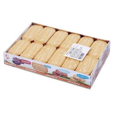 BISCUITS VANILLA CREAM 400GR "VELIKOVI" 6PCS IN BOX, PRICE PER PCS.