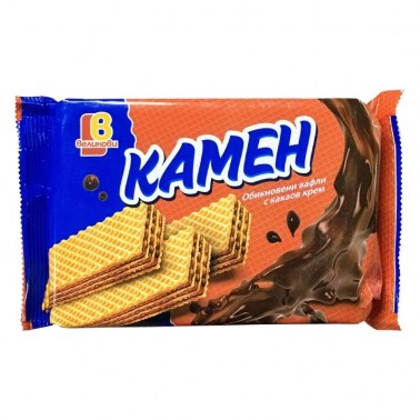 COCOA WAFERS KAMEN 220GR "VELIKOVI" 9PCS IN PACK, 12 PACKS IN BOX, PRICE PER PACK