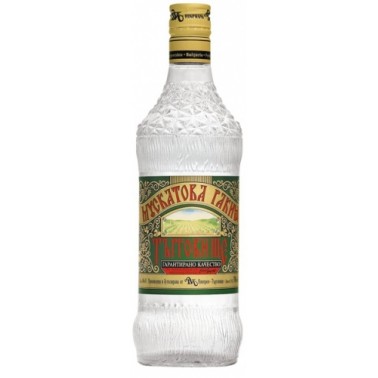 RAKIYA TARGOVISHTE MUSCAT 0.7L 40% "VINPROM TARGOVISHTE" 6PCS IN PACK, PRICE PER PCS.