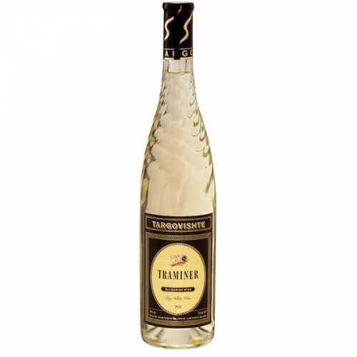 WINE WHITE TRAMINER 0.75L 12% "VINPROM TARGOVISHTE" 6PCS IN PACK, PRICE PER PCS.