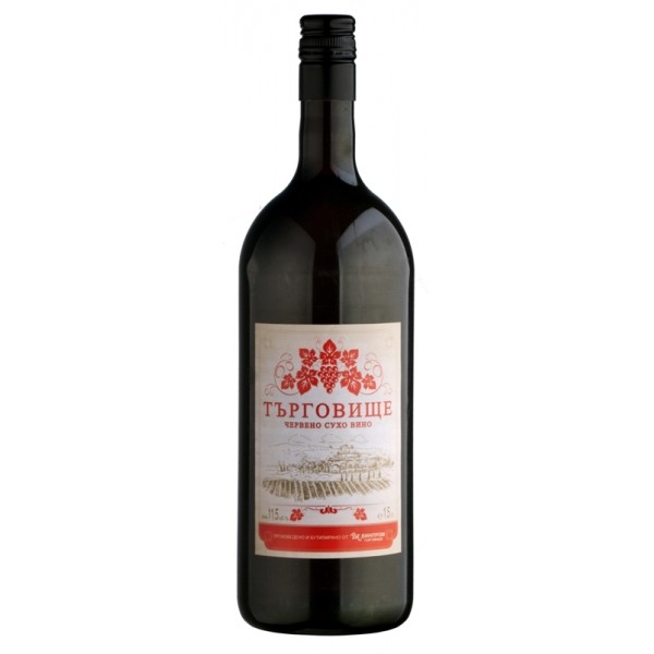 WINE RED 1.5L 11.5% "VINPROM TARGOVISHTE" 5PCS IN PACK, PRICE PER PCS.