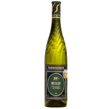 WINE WHITE MUSCAT 0.75L 12% "VINPROM TARGOVISHTE" 6PCS IN PACK, PRICE PER PCS.