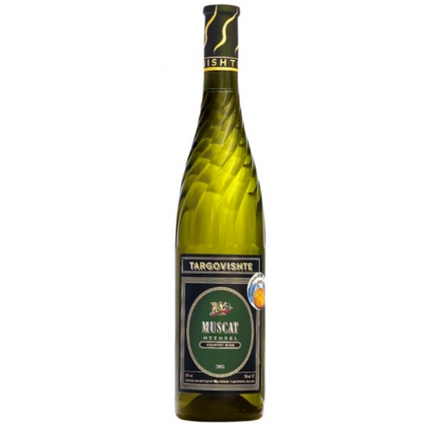 WINE WHITE MUSCAT 0.75L 12% "VINPROM TARGOVISHTE" 6PCS IN PACK, PRICE PER PCS.