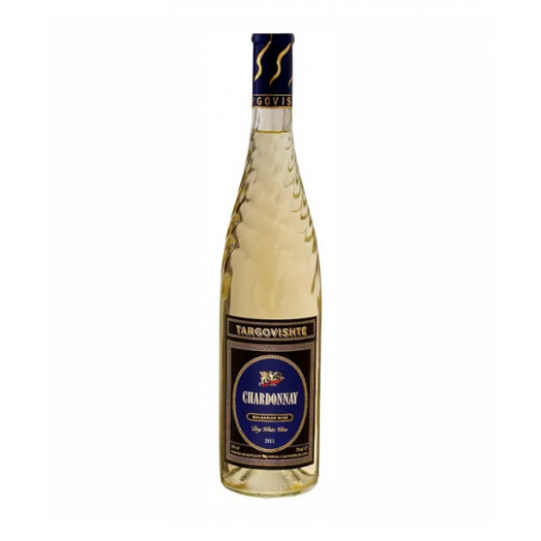 WINE WHITE CHARDONNAY 0.75L 12% "VINPROM TARGOVISHTE" 6PCS IN PACK, PRICE PER PCS.