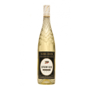 WINE WHITE SOUVIGNON BLANC 0.75L 12% "VINPROM TARGOVISHTE" 6PCS IN PACK, PRICE PER PCS.