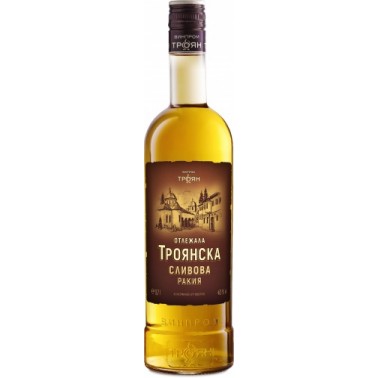 RAKIYA TROYANSKA SPECIAL PLUM 0.7L 40% "VINPROM TROYAN" 6PCS IN PACK, PRICE PER PCS.