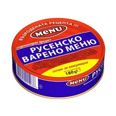 BOILED PORK IN JELLY 180GR MENU "YANEFF" 36PCS IN BOX, PRICE PER PCS.