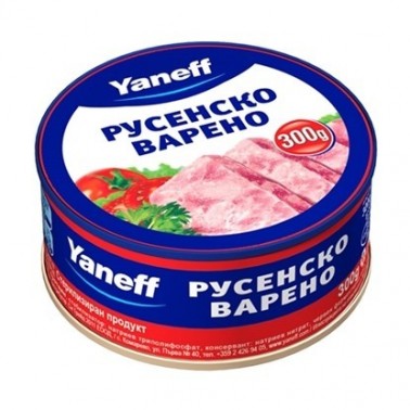 BOILED PORK IN JELLY 300GR "YANEFF" 24PCS IN BOX, PRICE PER PCS.