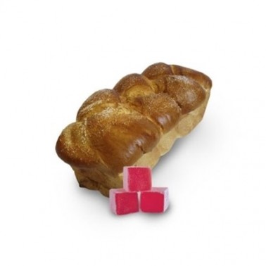 BULGARIAN EASTER BREAD WITH TURKISH DELIGHT 250GR "ZHANETA" 10PCS IN BOX, PRICE PER PCS.